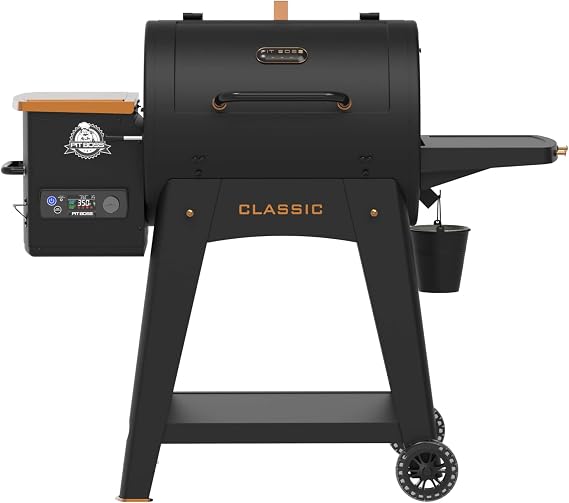 PIT BOSS Pellet Grill Classic Onyx Edition with Smoker & Direct Flame