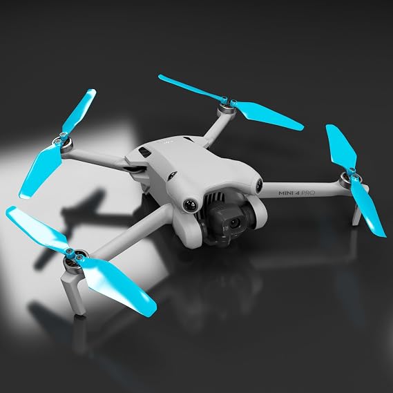 Master Airscrew Bundle - Super Stealth Propellers for DJI Mini 4 Pro & Mini 3 Pro - Blue + Red