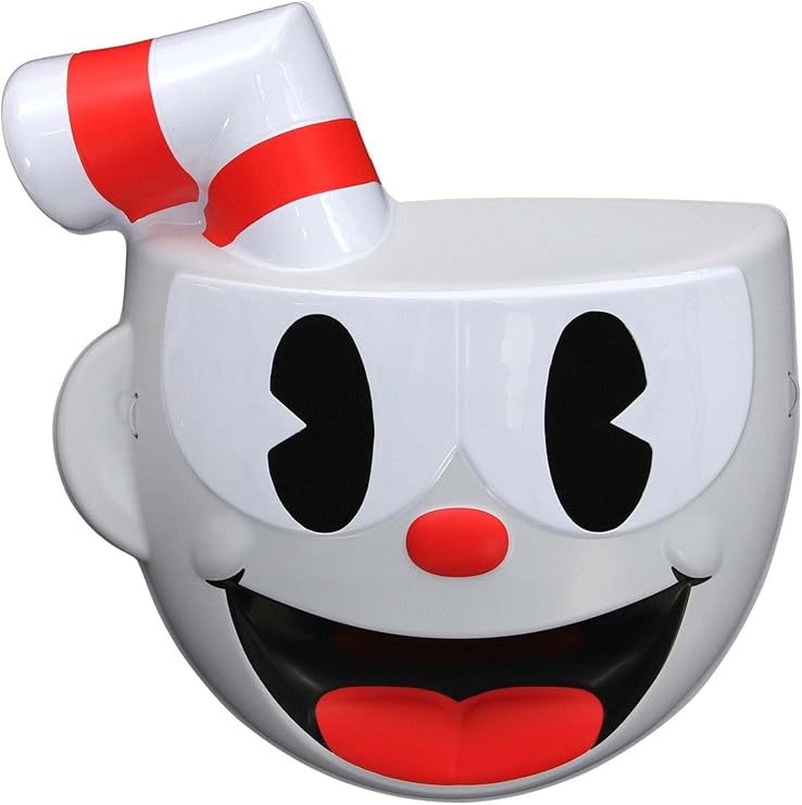 elope Cuphead Vacuform Adult Mask Standard