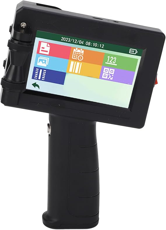 Inkjet Label Printer Small Digital Batch Number Hit Production Date Coding Machine Quick Dry Hit Food Bag Coder