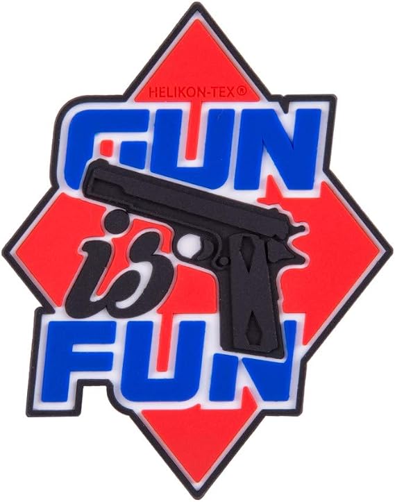 Helikon-Tex Gun is Fun Patch Red