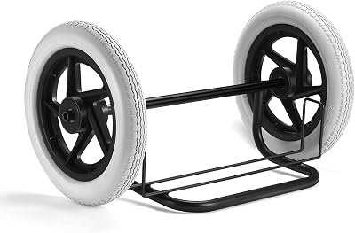 Cooler Cart Kit, Cooler Wheel Kit includes 12-Inch Cooler Wheels, Universal Heavy Duty Wheels for Cooler Camping Cooler Accessories for Camping & Beach, 17 Inches Coolers