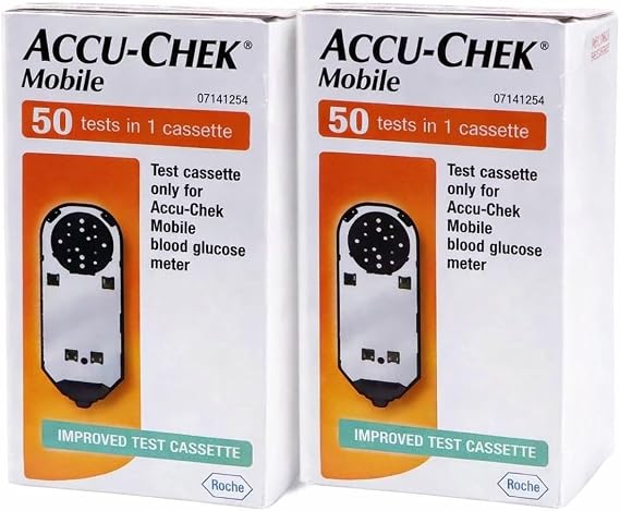 Accu- Check Mobile Test Cassette (2 Packs of 50)