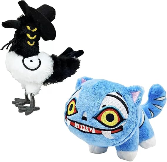 Tiger Derpy Plush Toys,Home Decor Animals Pillow for Sofa Bed Decor Throw Pillows Companion(Blue+Black)