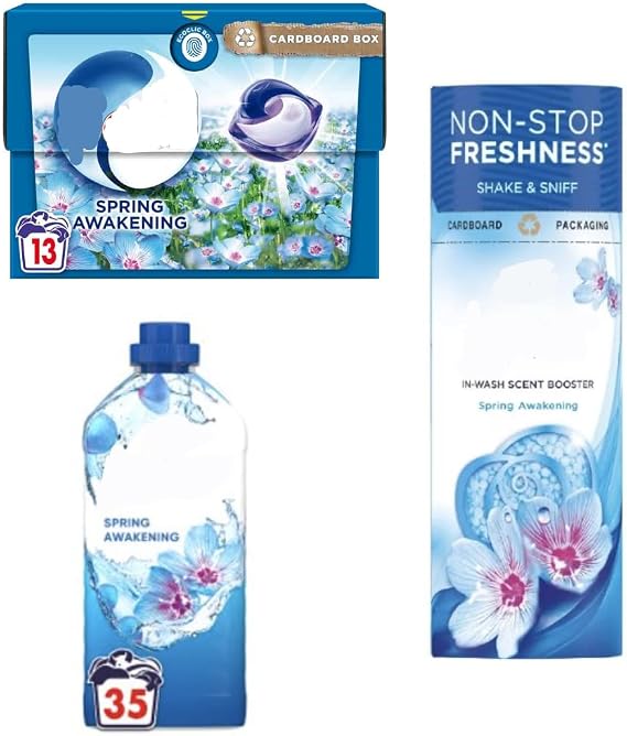 Laundry Essentials Bundle - Pods, Scent Booster &amp; Softener