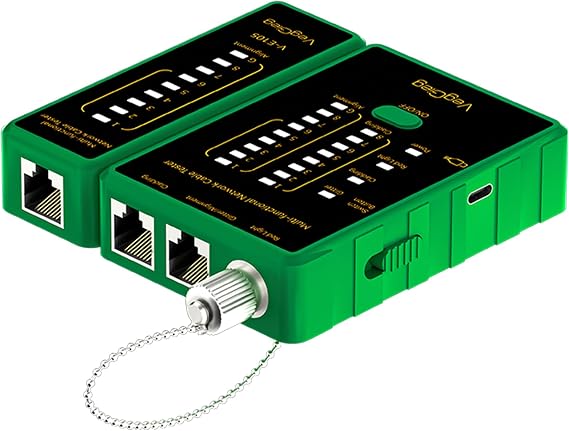 Veggieg Multi Fonksiyonel Fiber Optik RJ45 Network Ethernet Ağ Kablo Test Cihazı