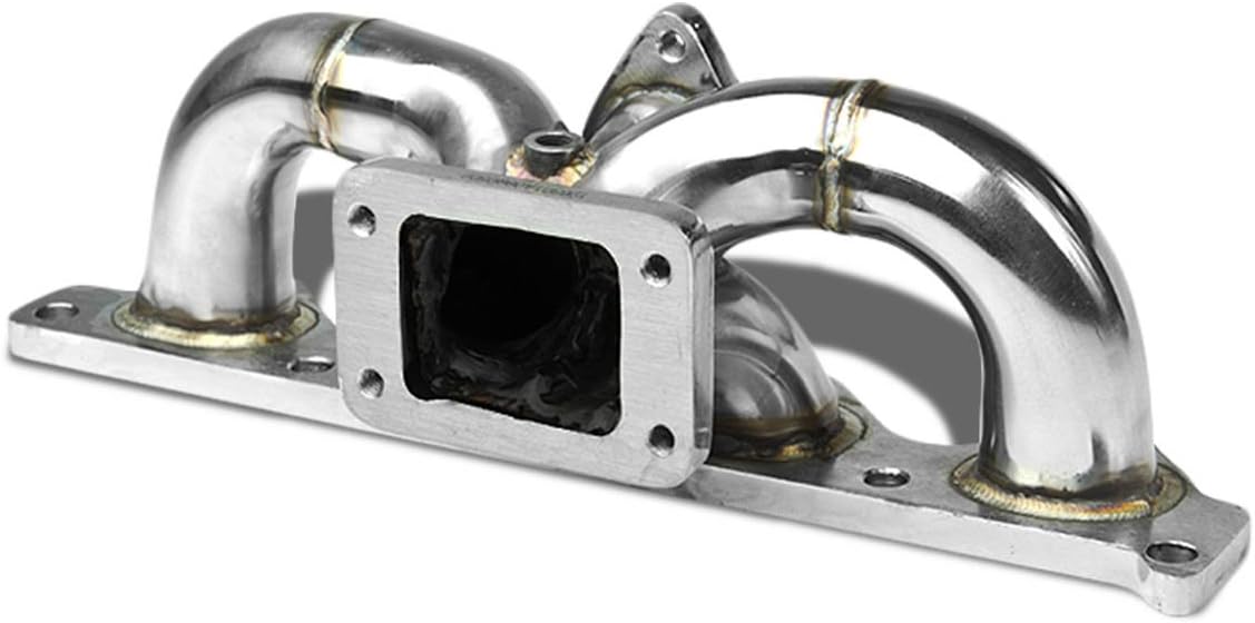 DNA Motoring TM-HYC02-T3 Stainless Steel Turbo Manifold