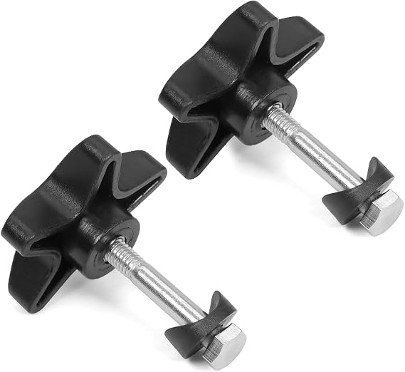 Rollator Walker Replacement Knobs for Wheels 2 PCS | Rollator Parts Knobs Drive with M6 Track Bolt Set