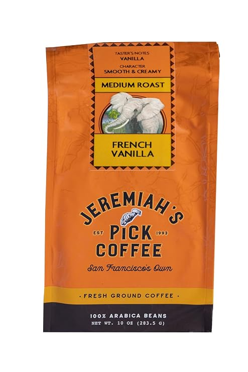 Vanilla - Ground Coffee for Drip - 10oz, Caffeinated