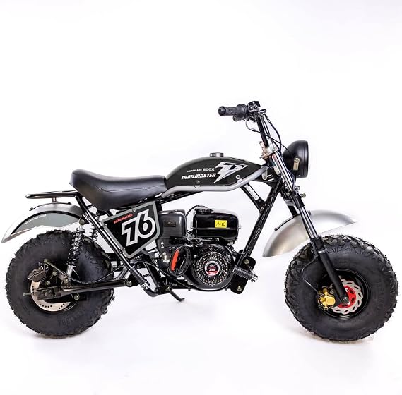 Trailmaster Mini Bike Hurricane All New with Front and Rear DISC Brakes, 196cc