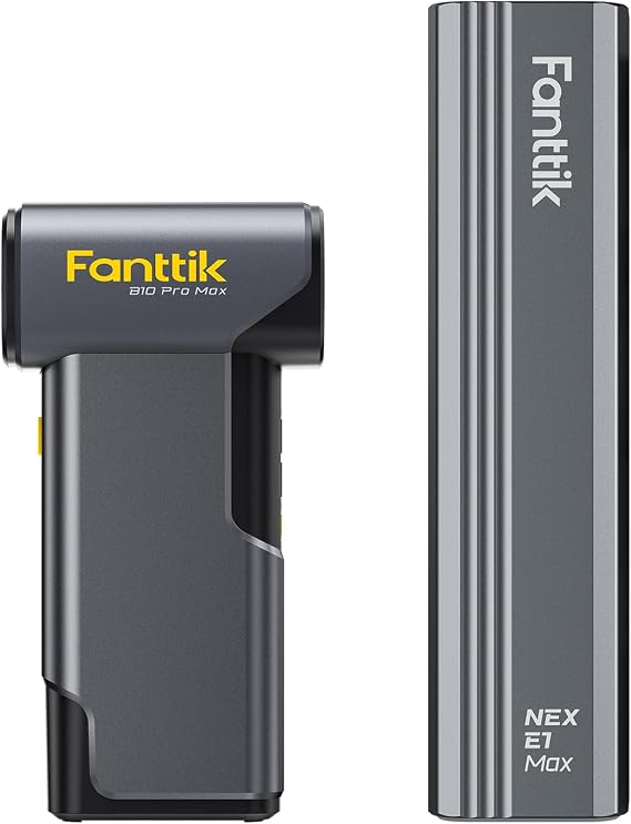 Fanttik B10 Pro Max Electric Air Duster & E1 Max 3.7V Electric Screwdriver-Grey