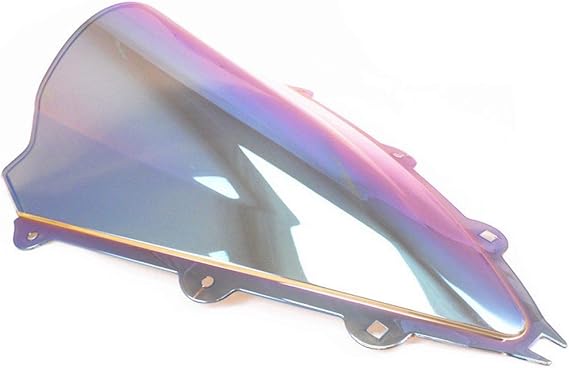 Double Bubble Motorcycle Sport Windscreen Windshield for Aprilia RSV4 2010-2015 (Iridium)