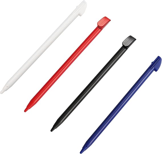 3DS XL Stylus Pen, Replacement Stylus Compatible with Nintendo 3DS XL, 4 in 1 Combo Touch Styli Pen Set Multi Color for 3DS XL