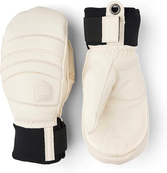 Hestra Fall Line Mitten, Almond White/Almond White, 9