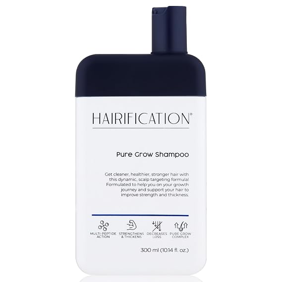 Pure Grow Shampoo Hair Growth Fine Thinning Hair 10.14 fl oz