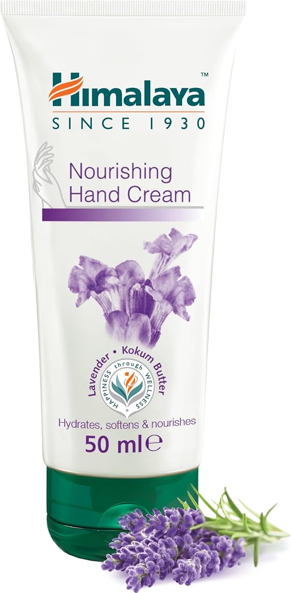 Himalaya Since 1930 Besleyici El Kremi, Lavanta, Kokum Yağı, Nemlendirici, Tüm Ciltler, 50 ml