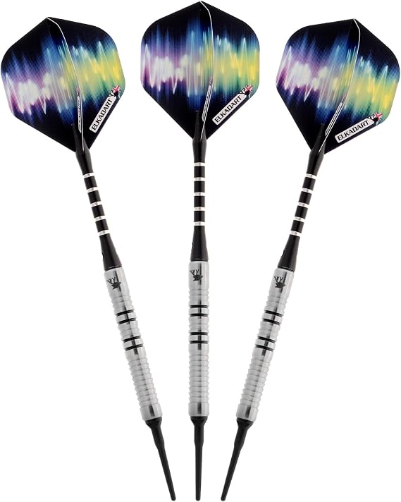 Elkadart Ultra Sonic 80% Tungsten Soft Tip Darts with Storage/Travel Case