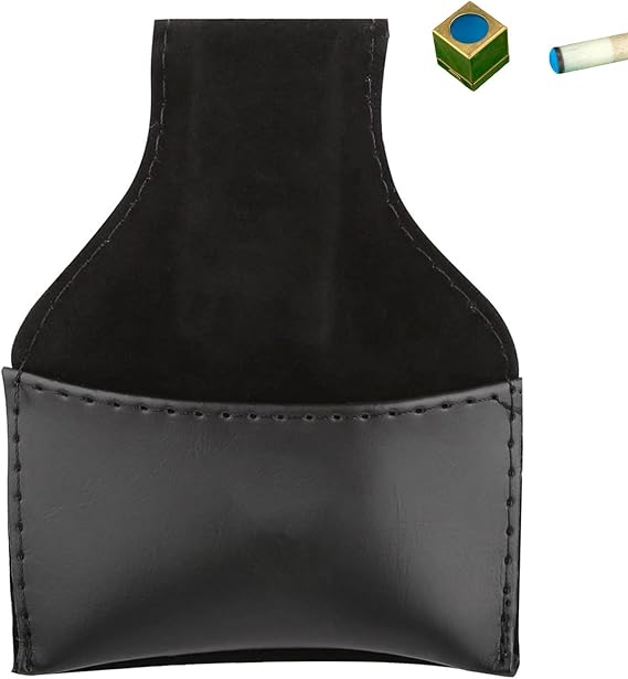 PU Billiard Chalk Holder with Belt Clip