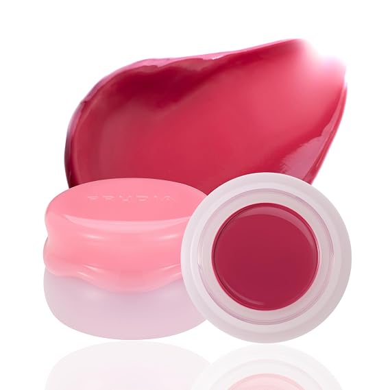 FRUDIA Glow Juicy Jam Lip Gloss & Blush (Rosy Berry) | 3-in-1 Korean Lip & Cheek & Eyes | Moisturizing, Non-Sticky Lip Gloss and Blush | Rosy Raspberry Pink (4.5g)