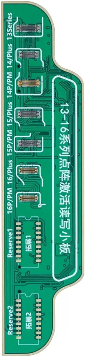 JCID 13-16PM Face ID Dot Matrix Board for Use with V1S Pro/V1SE, Compatible with iPhone 16/15/14/13 Pro Max Plus Activate the Read-Write Board, Motherboard Connector 1PCS