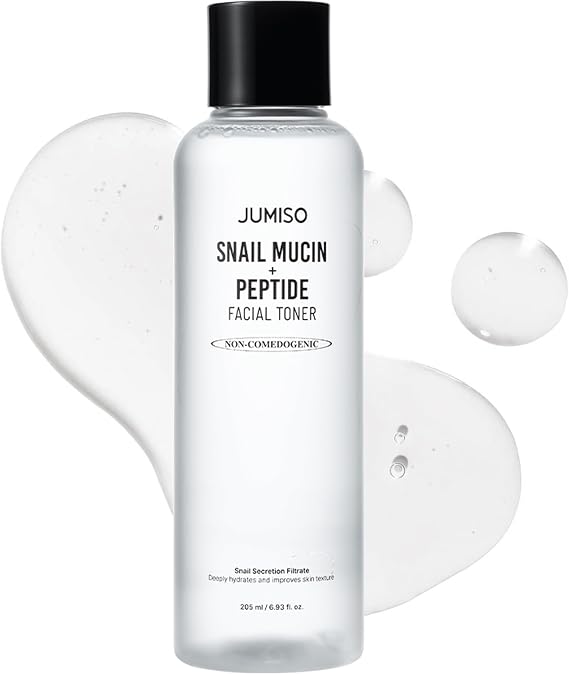 JUMISO Snail Mucin + Peptide Essence Toner for Oily Skin, 6.93 fl oz