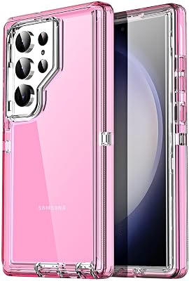 AICase for Samsung Galaxy S23 Ultra Case Clear 3 in 1 Heavy Duty Drop Protection Full Body Rugged ShockproofDust Proof 3-Layer Military Protective Tough Durable Cover for Galaxy S23 Ultra 6.8_2