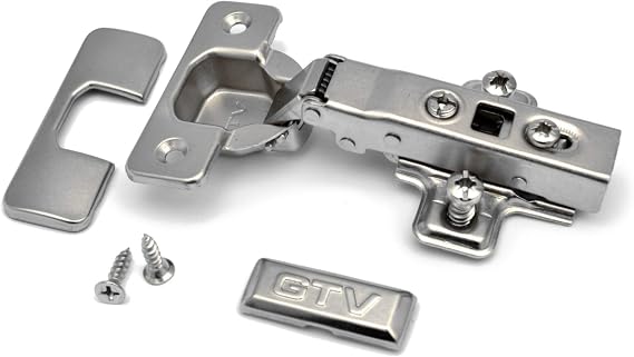 30 x GTV Soft Close 35mm Kitchen Hinge Cabinet Door Plate + Screws by GTV