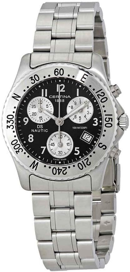 Certina DS Nautic Black Dial Mens Chronograph Watch c542.7118.42.92