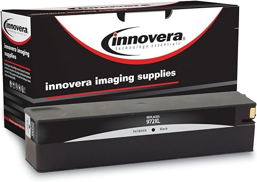 Innovera Remanufactured Black High-Yield Ink, Replacement for 972XL F6T84AN, 10,000 Page-Yield