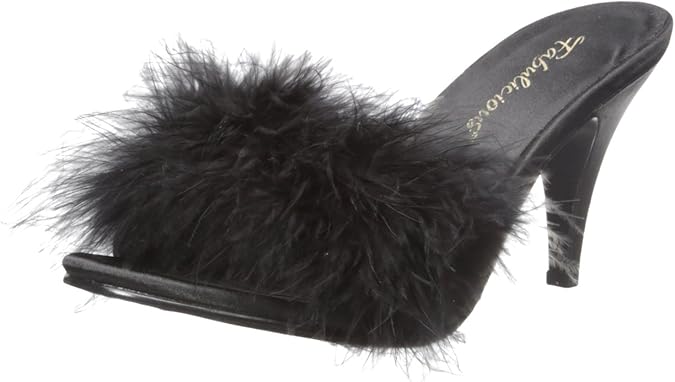Pleaser Fabulicious Women's Amour-03 Marabou Slipper
