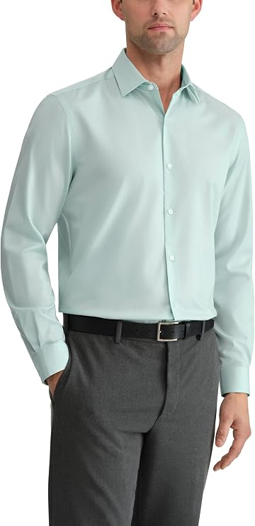 Van Heusen Men's Dress Shirt Slim Fit Comfort Performance Stretch