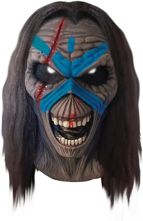 Trick Or Treat Studios Iron Maiden Eddie the Clansman Adult Latex Mask