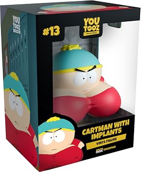 Youtooz Cartman with Implants 3.2" Vinyl Figure, Collectible Cartman with Implants Figure South Park Collection