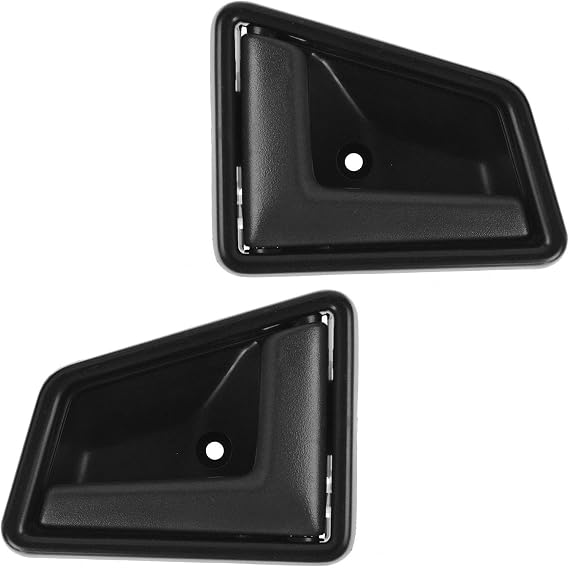 Rear Interior Door Handle Set Black | For 1991-1998 Suzuki Sidekick 1996-1997 Geo Tracker 1998 Chevrolet Tracker