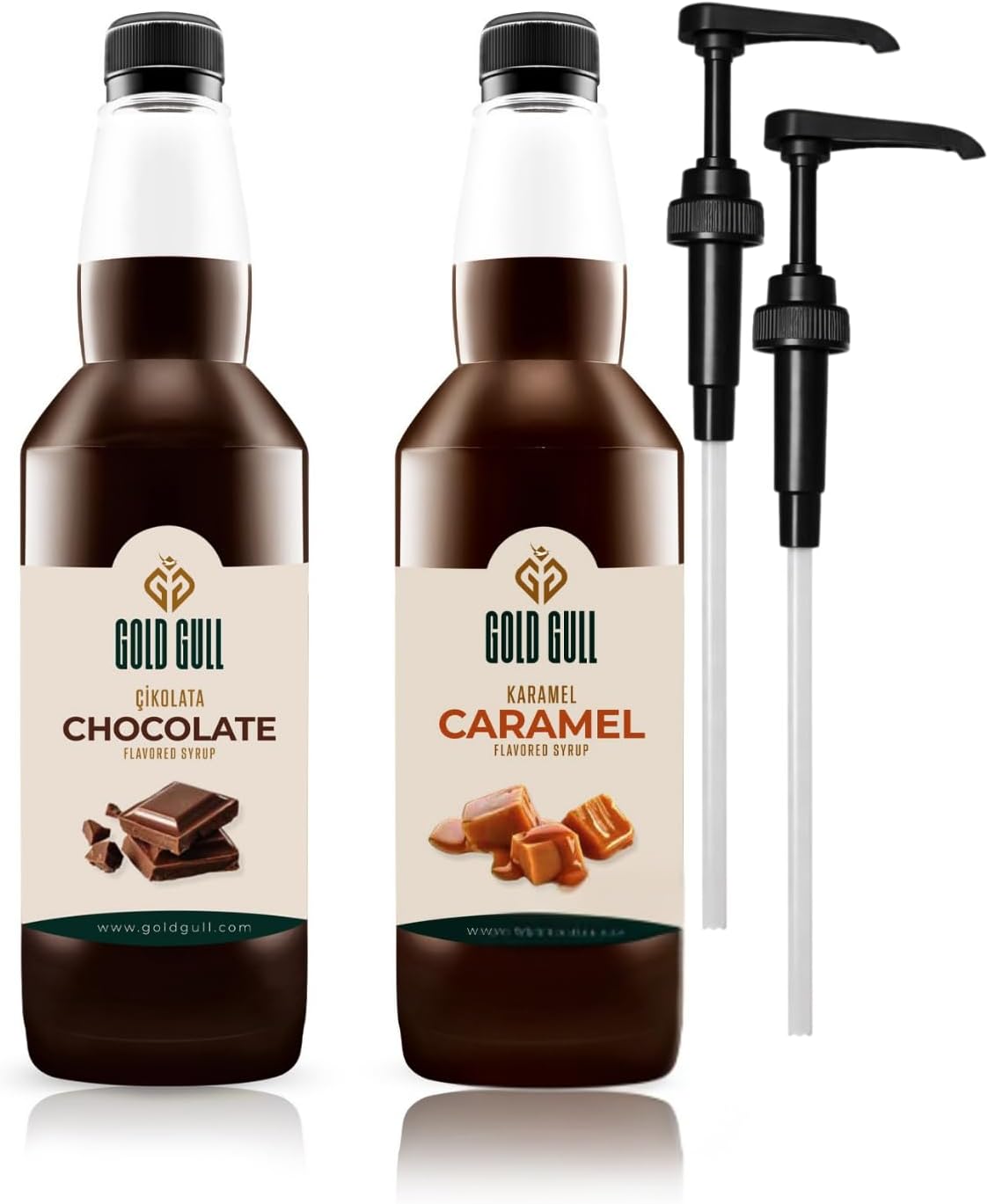 Çikolata & Karamel Aromalı Kahve & Meyve Şurubu 2 x 700 ml.