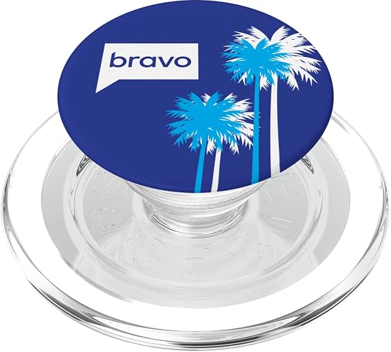 Bravo TV Official Bravo Palm Tree PopSocket PopSockets MagSafe PopGrip for iPhone
