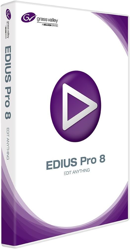 Grass Valley EDIUS Pro 8 Nonlinear Editing Software, Standard, Boxed (DVD)