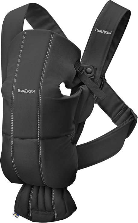 BABYBJORN Baby Carrier Mini, Cotton, Black