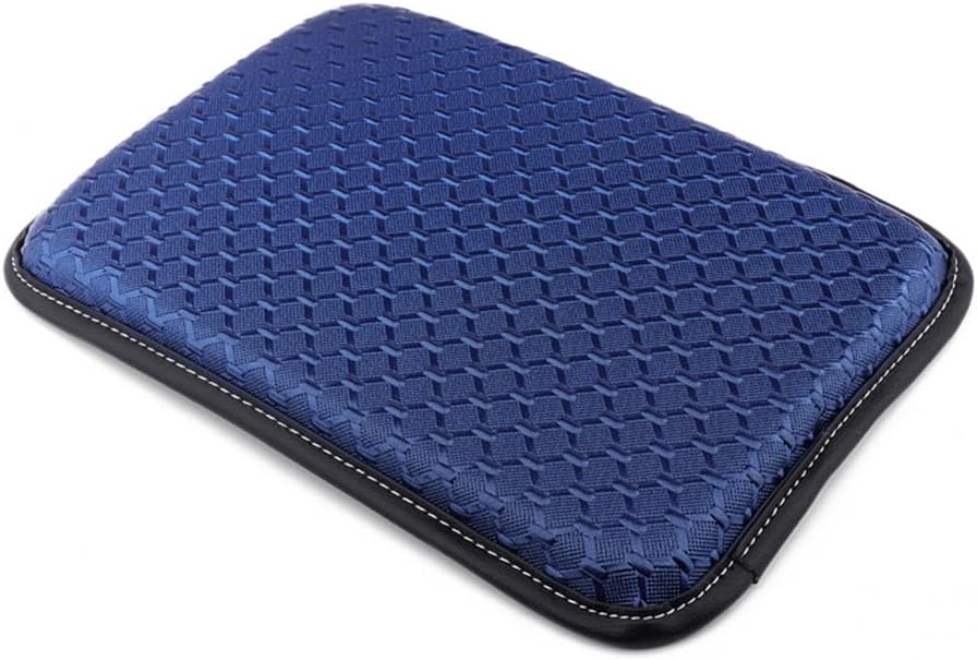 BYERZ Universal Car Armrest Mat for Mitsubishi XpanderXpander Cross 2018-2023 2024 2025 Center Console Armrest Seat Box Cover Interior Protection Covers Waterproof Accessories,Blue, normal