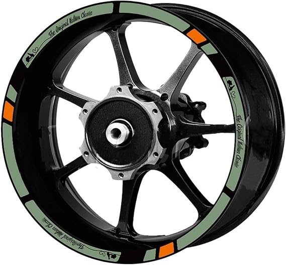 for GTS for Super 125 250 300 for for Primavera for Sprint 50 150 Motorcycle Wheel Rim Sticker Scooter 12inch Reflective Decal(5)