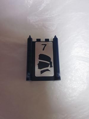 Stratego 1986 Vintage Game Piece: Blue Sergeant #7
