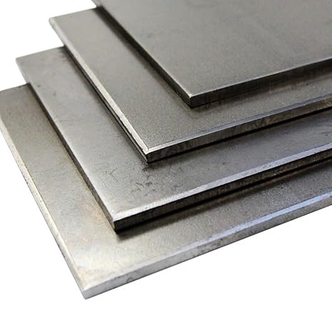 MILD STEEL SHEET METAL SQUARE CUT PLATE PANEL 0.8mm Thick / 400x400mm Size (0.8x400x400mm)