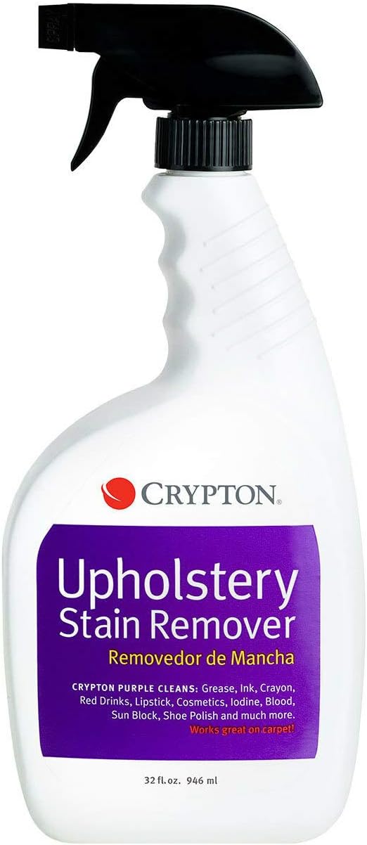 Crypton Purple Upholstery Stain Remover Engineered to Remove the Toughest Stains Including Grease, Ink, Crayon and More (32 fl. oz.)