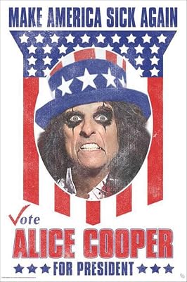 Alice Cooper for President - Officially Licensed - Poster - 24 x 36