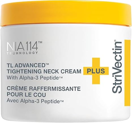 StriVectin Tighten & Lift Advanced Neck Cream PLUS with Alpha-3 Peptides™ for Neck & Décolleté, Smoothing Look of Wrinkles & Fine Lines, Improves Crepey Skin & Vertical Lines, for Soft Smooth Skin