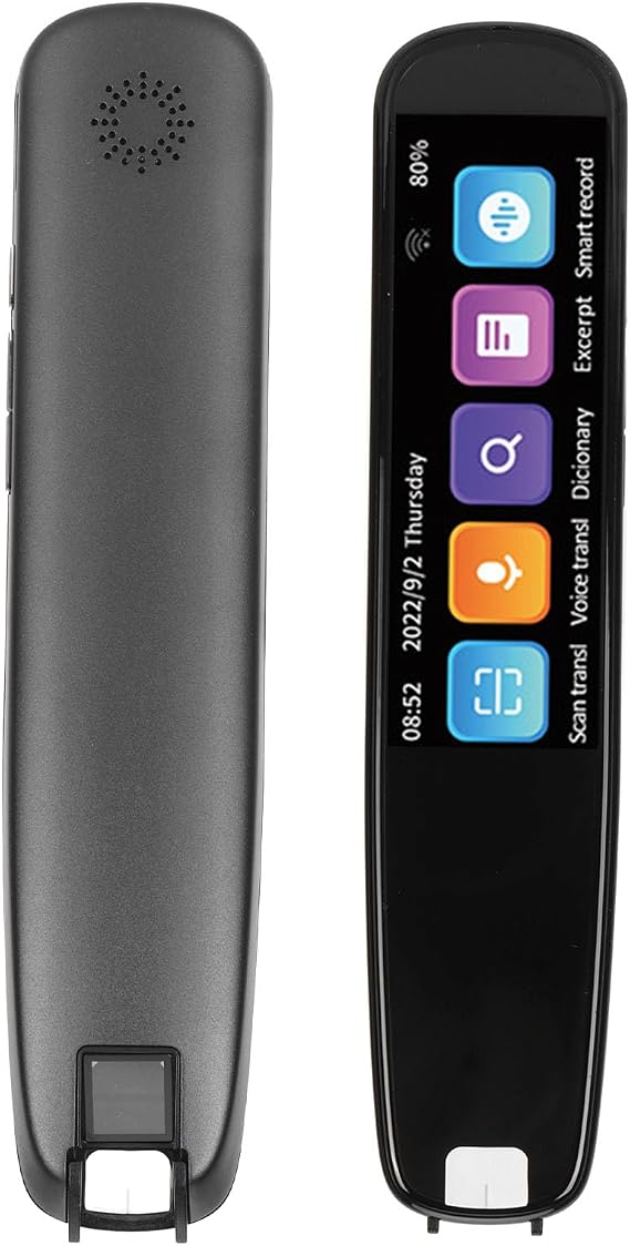 Pen Scanner, 2.99in Scanning Translation Pen, Smart HD Translator Device Language Translator Dictionary Pen Smart Reading Pen for Language Learners