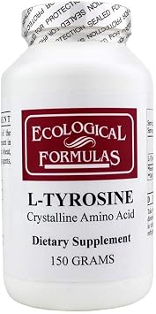 Ecological Formulas L-tyrosine Crystalline Amino Acid Powder, White, 150 Gram