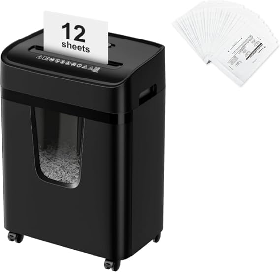 Bonsaii C282-A Shredder and 24-Pack Lubricant Sheets