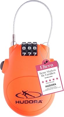 Hudora Kids Cable Lock, Multi-Colour, One Size