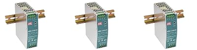 MEAN WELL EDR-120-24 Single Output DIN Rail Power Supply 24V 5 Amp 120W 3